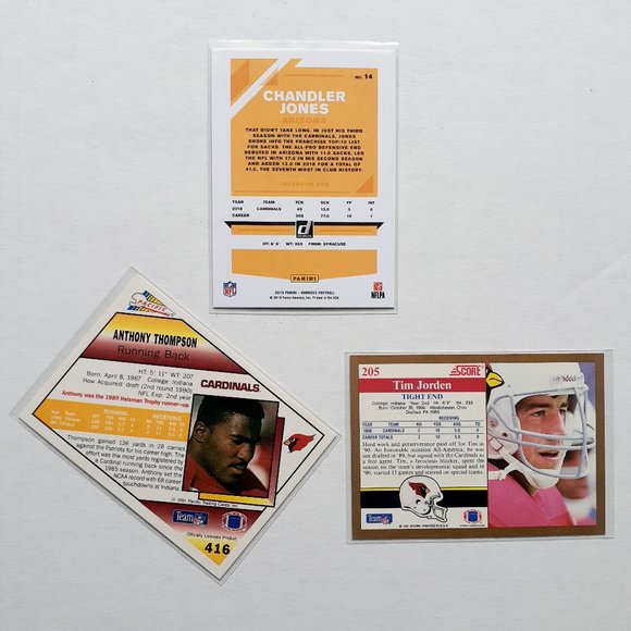 Arizona Cardinals 9 Player Card Lot [FBL1_4] - Picture 8 of 8